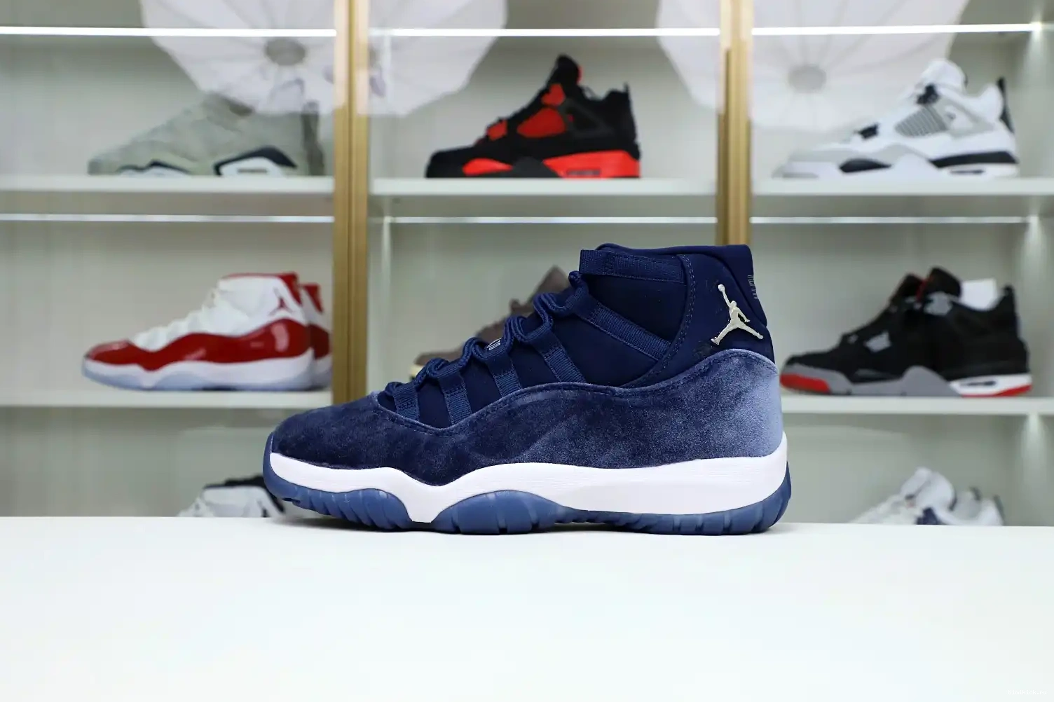 NAVY JORDAN AIR 11 MIDNIGHT RETRO Kimikick 0615